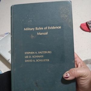 Military rules of evidence Manuel